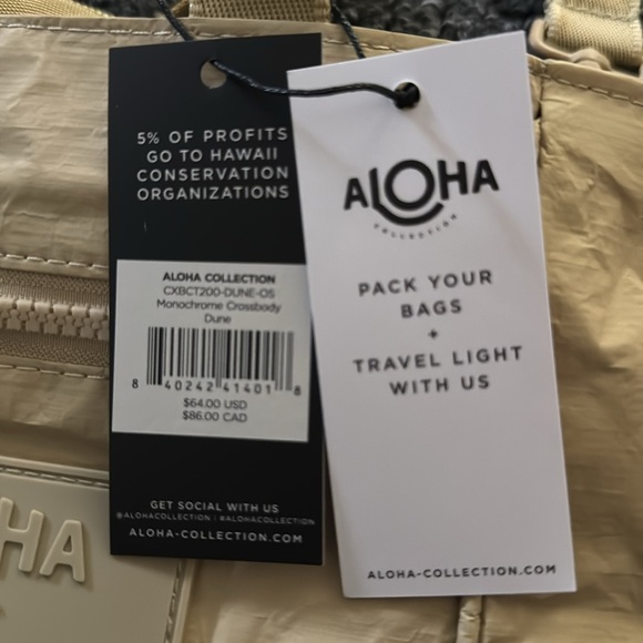 Aloha Collection Crossbody Monochrome Dune color bag NWT - Picture 6 of 6